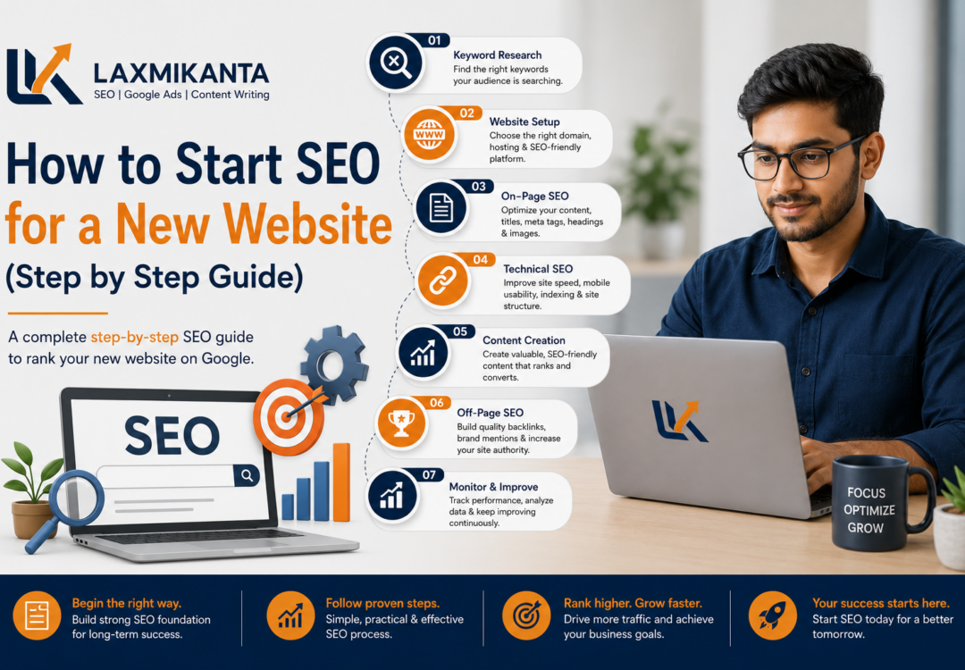 How to Start SEO for a New Website (Step by Step Guide)